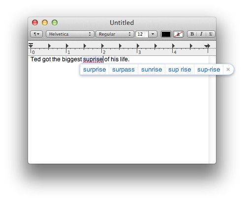 spell check not underlying words word for mac