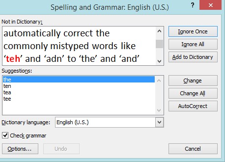 spell check texworks
