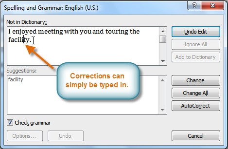 open office spell check highlights every word